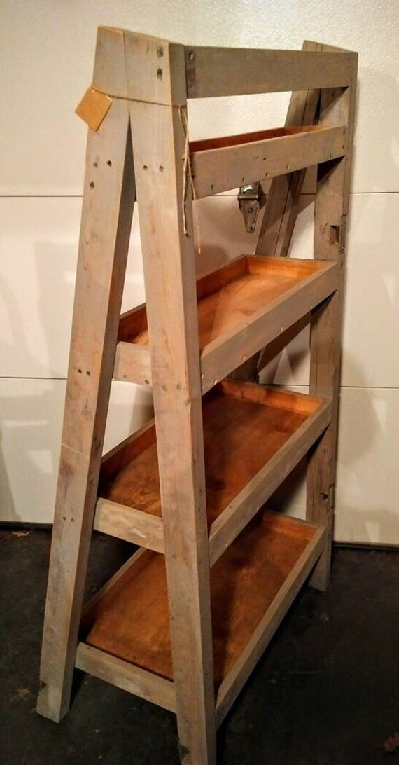 The Rustic Ladder Shelf