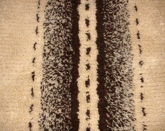 Hand Woven Wool Blanket Rug 100% Wool, Woolen Blanket, Frieze Bedspread, Blanket Bed Cover, Woolen Bed Cover