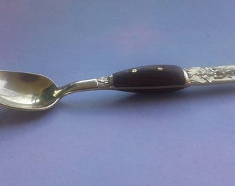 Copper/brass small spoon, made in Thailand