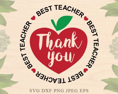 Download Best Teacher svg Teaching svg school svg Teach SVG Valentines