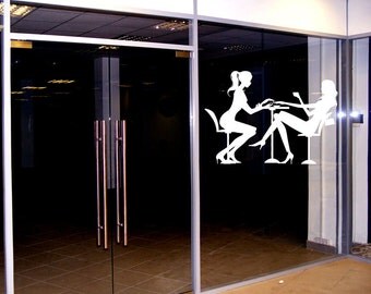 Wall Decal Sticker Bedroom Nail Salon Logo Girls Manicure Pedicure Business 324b