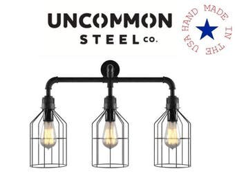 Bathroom Vanity Light, Industrial Lighting, Vanity Light Fixture, Industrial Wall Sconce, Light Fixture, Industrial Wall Light, Steampunk