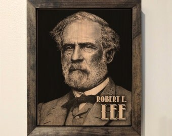 Robert E. Lee Wooden Sign