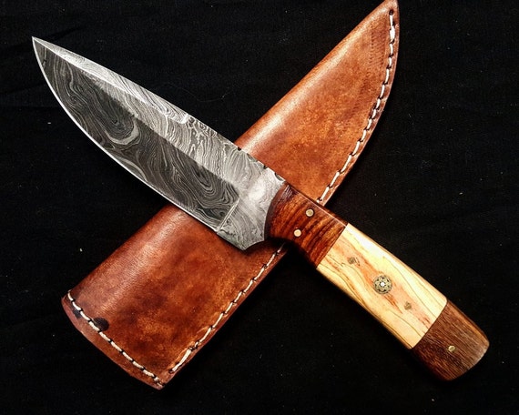 Hand forged knife Damascus knife Hand forged Damascus Hand