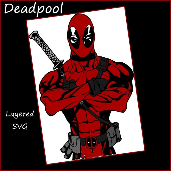 Download Deadpool Layered SVG Deadpool svg png jpeg Designed for