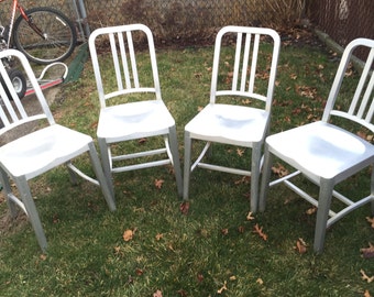 Emeco navy chairs