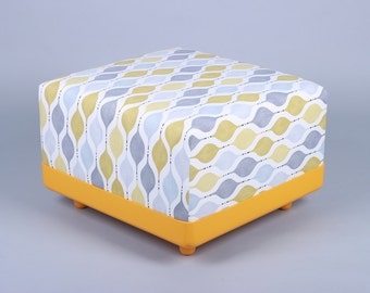 FeierbachCube stool 70s seat cube zip