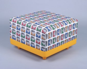 FeierbachCube stool 70s seat cube zip
