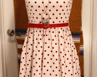 Lindy Bob vintage inspired polka dot dress