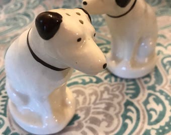 Vintage Ceramic RCA Victor Dog Salt and Pepper Shaker