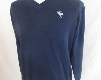 Sweater Abercrombie & Fitch blue size M to-56%