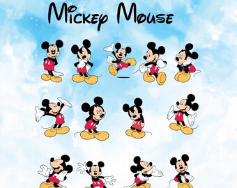 Mickey Mouse SVG | Cutting file | Vector Clipart | Vinyl design svg, eps, dxf, png, fcm, jpeg, pdf |Silhouette, Cricut, ScanNCut