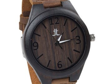 Engraved Wooden Watch for Men, Personalized Watches, Gifts For Him; Wedding, Anniversary, Birthday. For Groomsmen, Groom, Husband, Boyfriend