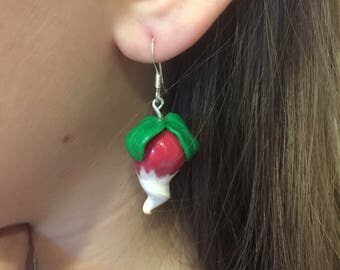 Radish Earrings,