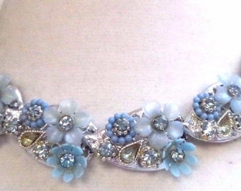 Ethereal Floral Vintage ART Necklace