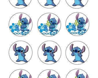 Stitch Cupcake Toppers Free Printable - vrogue.co