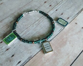 Shakespeare Novel Charm Bracelet