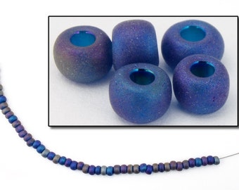 6/0 Matte Montana Iris Seed Bead (40 Gram) #CSB199