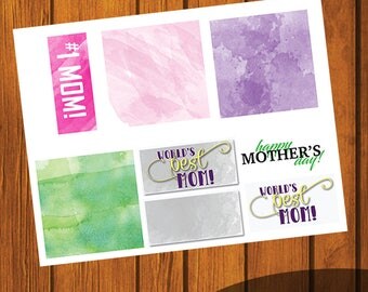 Mother's Day Card Kit/ Build Your Own Card / Make your own gift tag / Instant Download / Mother's Day / Digital File / DIY
