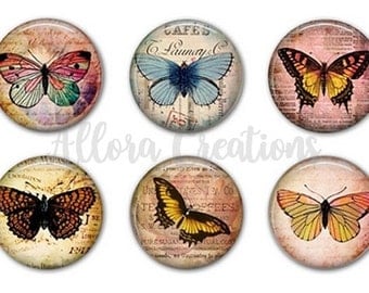 Butterfly Magnets, Fridge Magnets, Magnet Set, Kitchen Magnets - M003