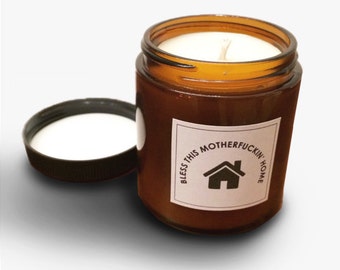 Funny House "Warming" Gift Scented Jar Candle