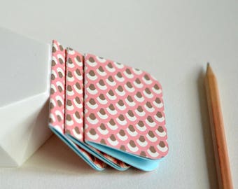 Stitched Pink {3} Mini Notebooks | Print Journals | Party Favours | Journals | Gift under 10 | Mothers Day