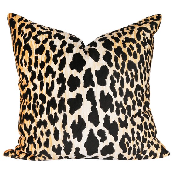 leopard travel pillow