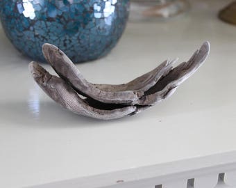 Curved Driftwood , Natural Drift Wood Piece , Craft Supply , Beach Art