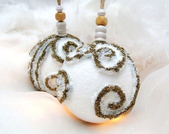 White Christmas Ornaments White Christmas by cranberrydreams