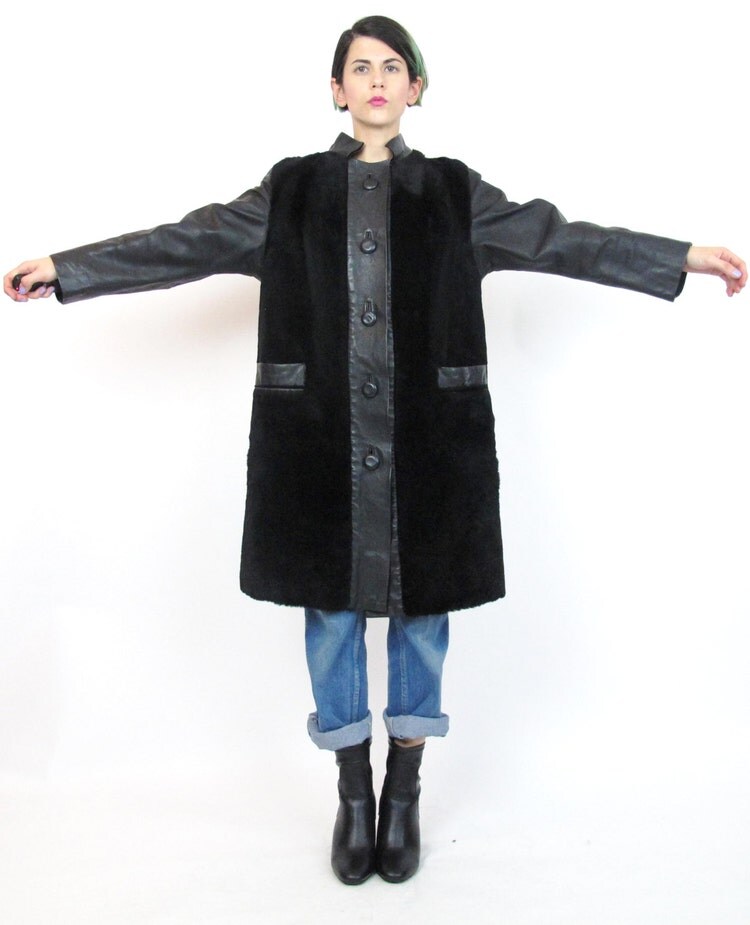 Items Similar To Vintage 70s Brown Musquash Fur Coat Muskrat Vintage 1950s Cornelius Chocolate Fox Stole With Red Highlights And