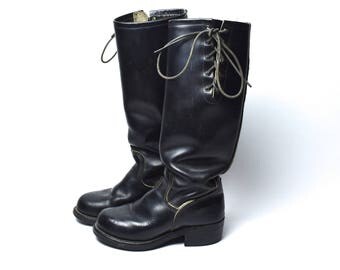 1970's Easyriders NASTY FEET Motorcycle Boots by Chippewa, Women's Size 6