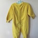 vintage toddler pjs - POOH footed pajamas / 5T