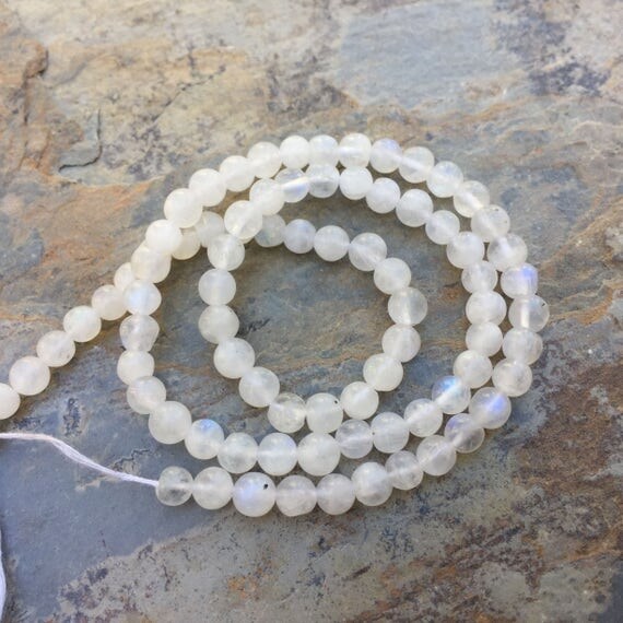 Rainbow Moonstone Beads Round Moonstone Beads 13 inch