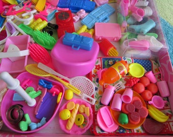 Huge 200pc ''Value'' Lot of Barbie Items, most from the 1980's