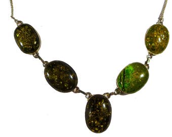 Sterling Silver Chunky Fashion Statement Necklace #2308