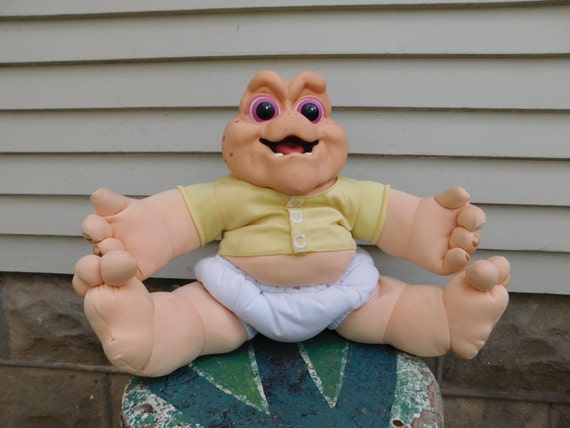 Vintage 1991 Baby Sinclair Talking Doll 90's Television