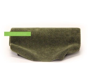 Moss Suede Table Runner - 14" x 108" - Earthy Wedding - Olive Green Decorations