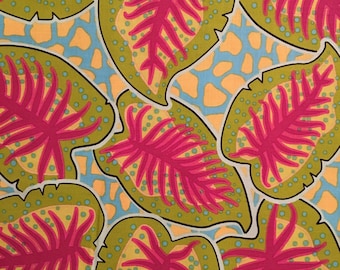 1 yard Cotton Quilting Fabric: Jungle Fever by Luella Doss