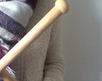 Giant knitting needles, size 35, 40 cm long, 20 mm knitting needles, gift for her, gift for mom