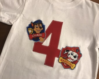 Paw Patrol shirt / Paw Patrol birthday shirt / Nick Jr. Paw Patrol shirt / Paw Patrol birthday party / Birthday Shirt / Birthday Party Shirt