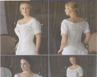 Underpinnings Pattern Corset & Chemise Simplicity 7215 Size 14 16 18 20 UNCUT