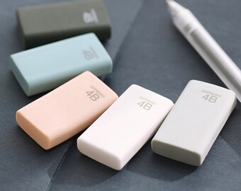 4B Pencil Erasers Cute Stationery School Supplies