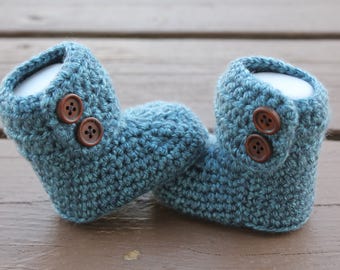 Baby Boy Boots, Crochet Boots, Baby Boy