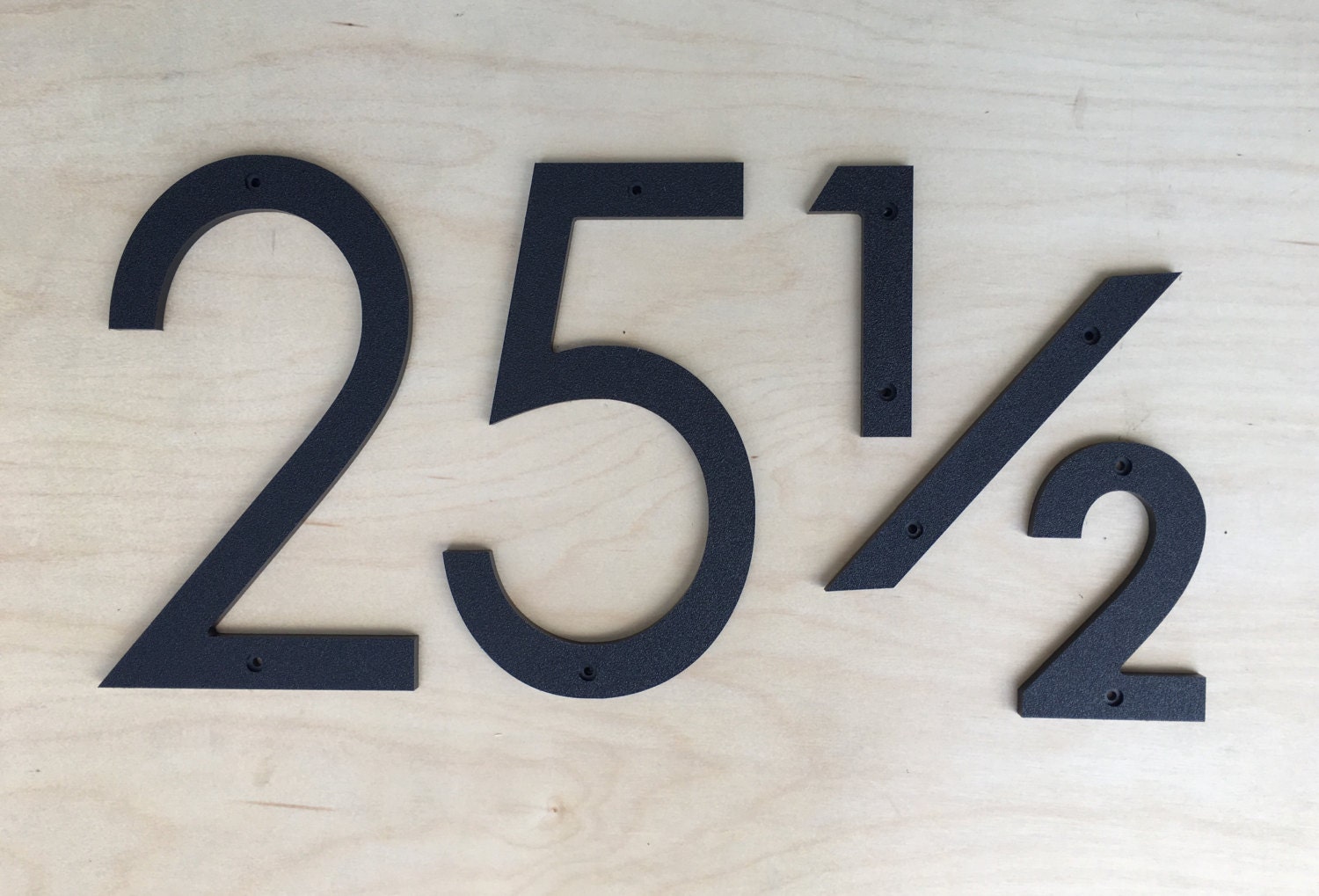 8 Modern House Numbers Letters