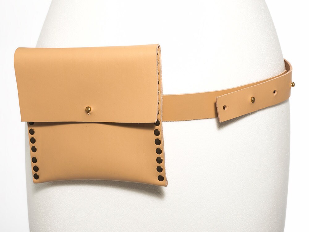 nude waist bag