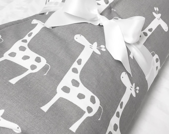 Baby Play Mat, Padded Play Mat, Gray Giraffe Mat, Baby Activity Mat, Baby Play Yard, Floor Mat, Floor Blanket, Large PlayMat, Holiday Gift