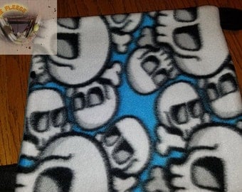Fleece Rat Hammock w/ Cartoon Skulls