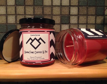 Damn Fine Coffee and Pie - Twin Peaks Inspired Scented Soy Candle