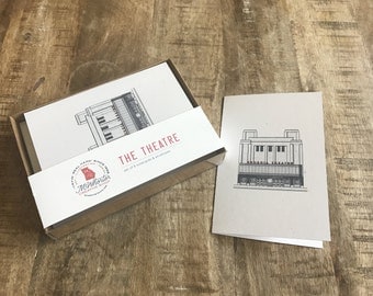 Georgia Theatre Notecards & Envelopes - Set of 8 - 4x6"