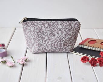 Purple make up bag, Cosmetic pouch, bag, Make up case, Charger case, Pencil pouch, Coin Purse, Toiletry bag, Makeup storage, Pencil case